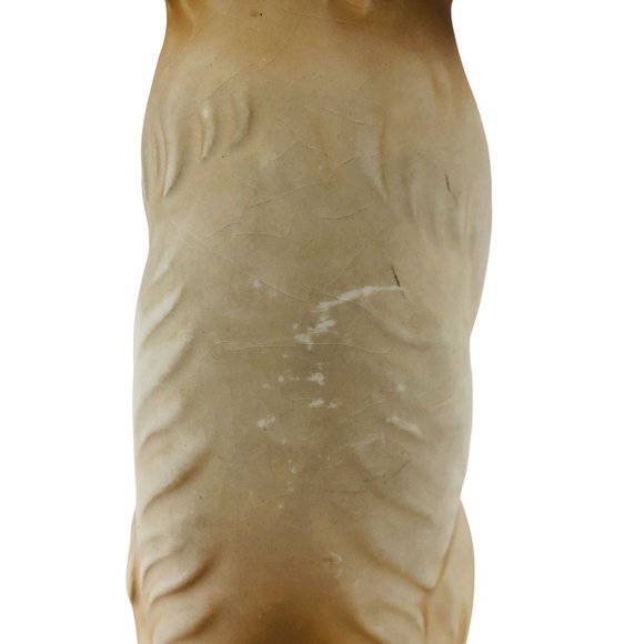 Vintage 50s 60s Wales Ceramic Spaniel Dog Big Eyes MCM Made in Japan 9 Inches - Picture 5 of 12